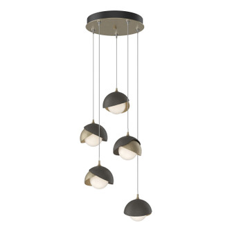 Brooklyn Brooklyn 5-Light Double Shade Pendant in Soft Gold (39|131125-SKT-STND-84-07-GG0711)