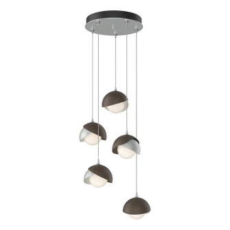 Brooklyn Brooklyn 5-Light Double Shade Pendant in Vintage Platinum (39|131125-SKT-STND-82-05-GG0711)