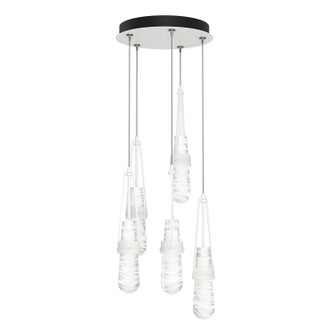 Link Link 5-Light Blown Glass Pendant in White (39|131120-SKT-STND-02-YJ0434)