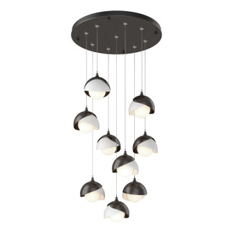 Brooklyn Brooklyn 9-Light Double Shade Pendant in Oil Rubbed Bronze (39|131105-SKT-STND-14-02-GG0711)