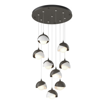 Brooklyn Brooklyn 9-Light Double Shade Pendant in Dark Smoke (39|131105-SKT-STND-07-02-GG0711)