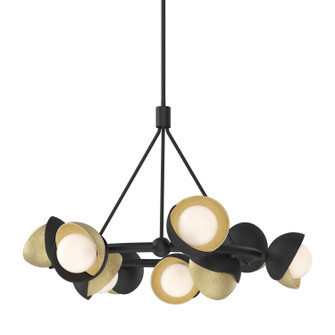Brooklyn Brooklyn 9-Light Double Shade Ring Pendant in Black (39|131068-SKT-MULT-10-86-GG0711)