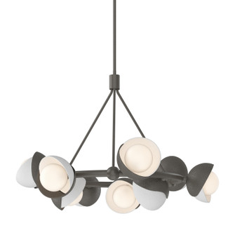 Brooklyn Brooklyn 9-Light Double Shade Ring Pendant in Dark Smoke (39|131068-SKT-MULT-07-02-GG0711)