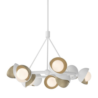 Brooklyn Brooklyn 9-Light Double Shade Ring Pendant in White (39|131068-SKT-MULT-02-84-GG0711)