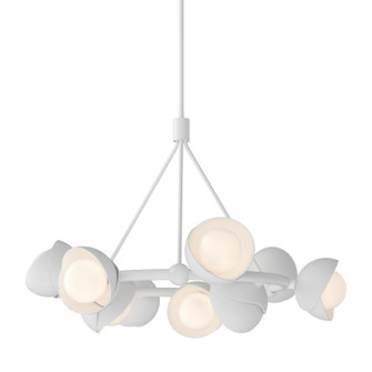 Brooklyn Brooklyn 9-Light Double Shade Ring Pendant in White (39|131068-SKT-MULT-02-02-GG0711)