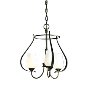 Flora Three Light Chandelier in White (39|103047-SKT-02-ZS0354)