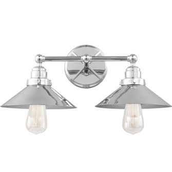 Hooper Two Light Vanity in Chrome (1|VS23402CH)