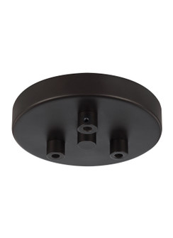 Multi-Port Canopies Three Light Multi-Port Canopy with Swag Hooks in Oil Rubbed Bronze (1|MPC03ORB)