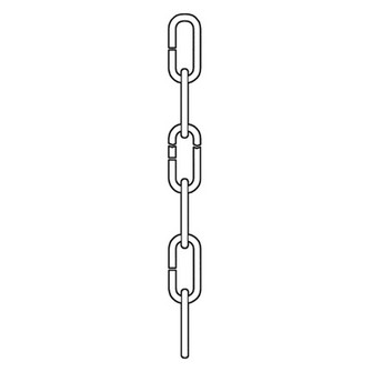 Replacement Chain Decorative Chain in Brushed Nickel (1|9103-962)