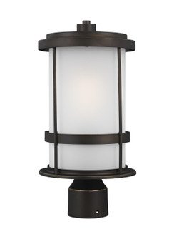 Wilburn One Light Outdoor Post Lantern in Antique Bronze (1|8290901EN3-71)