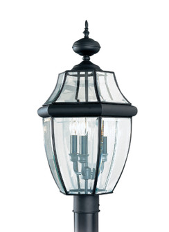 Lancaster Three Light Outdoor Post Lantern in Black (1|8239EN-12)