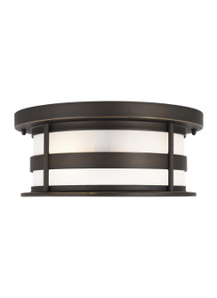 Wilburn Two Light Outdoor Flush Mount in Antique Bronze (1|7890902EN3-71)