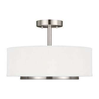 Nance Two Light Semi-Flush Convertible Pendant in Brushed Nickel (1|7728002EN3-962)