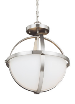 Alturas Two Light Semi-Flush Convertible Pendant in Brushed Nickel (1|7724602-962)