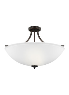 Geary Four Light Semi-Flush Convertible Pendant in Bronze (1|7716504-710)