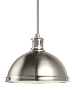 Pratt Street Metal Two Light Pendant in Brushed Nickel (1|65086EN3-962)