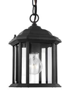 Kent One Light Outdoor Semi-Flush Convertible Pendant in Black (1|60029-12)