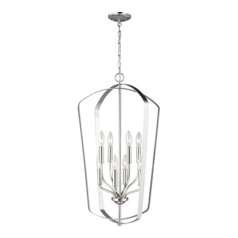 Romee Eight Light Hall / Foyer Pendant in Brushed Nickel (1|5134908-962)