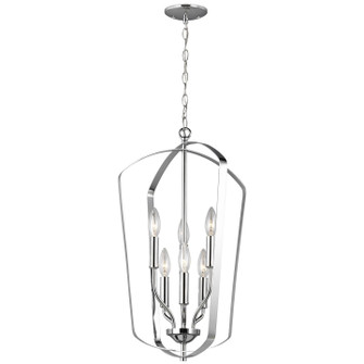 Romee Six Light Hall / Foyer in Chrome (1|5134906EN-05)