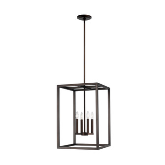 Moffet Street Four Light Hall / Foyer Pendant in Bronze (1|5134504-710)