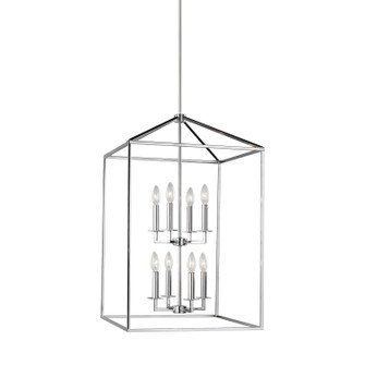 Perryton Eight Light Hall / Foyer Pendant in Chrome (1|5115008-05)