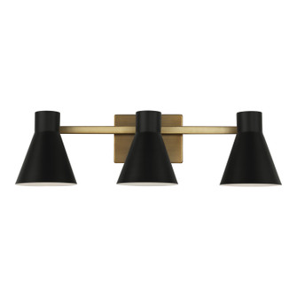 Towner Three Light Wall / Bath in Satin Brass (1|4441303-848)