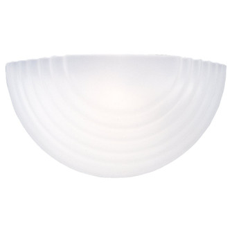 Stepped Glass One Light Wall / Bath Sconce in White (1|4123-15)