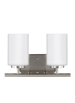 Oslo Two Light Wall / Bath in Brushed Nickel (1|41161EN3-962)