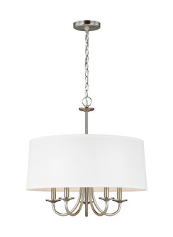 Seville Five Light Chandelier in Brushed Nickel (1|3320205-962)