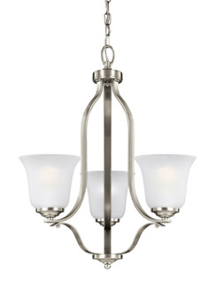 Emmons Three Light Chandelier in Brushed Nickel (1|3139003-962)