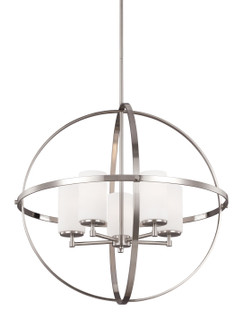 Alturas Five Light Chandelier in Brushed Nickel (1|3124605-962)
