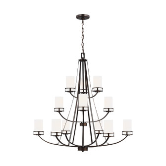 Robie 12 Light Chandelier in Bronze (1|3121612-710)