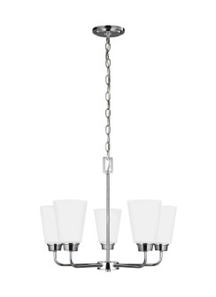 Kerrville Five Light Chandelier in Chrome (1|3115205EN3-05)