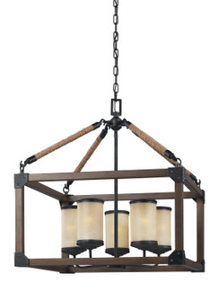 Dunning Five Light Chandelier in Stardust (1|3113305EN3-846)