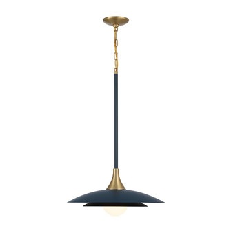 Welsh LED Pendant in Blue and Black (40|46441-027)