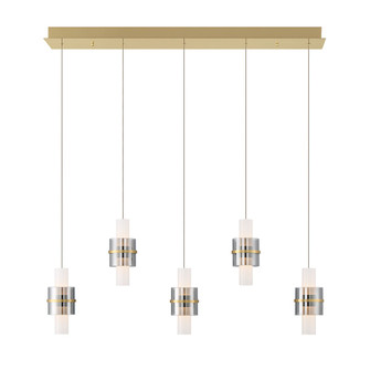 Rola LED Linear Chandelier in Gold (40|45595-011)