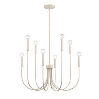 Ulla Eight Light Chandelier in Antique White (45|EC89875/8)