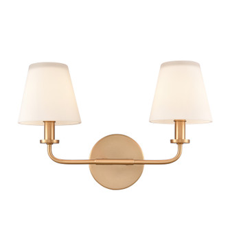 Hoyle Two Light Vanity in Brushed Gold (45|89801/2)