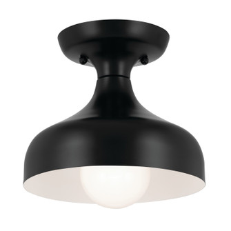 Sisu One Light Semi Flush Mount in Black (12|52599BK)