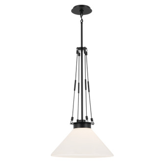 Albers One Light Pendant in Black (12|52581BK)