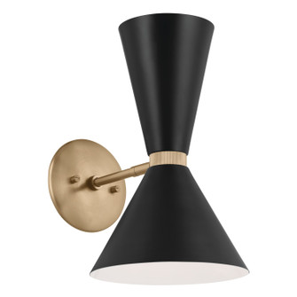 Phix Two Light Wall Sconce in Champagne Bronze (12|52570CPZBK)