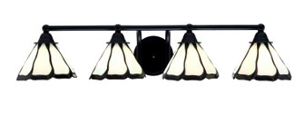 Paramount Four Light Bath Bar in Matte Black (200|3424-MB-9125)