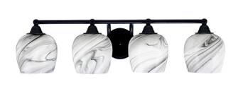 Paramount Four Light Bath Bar in Matte Black (200|3424-MB-4819)