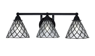 Paramount Three Light Bath Bar in Matte Black (200|3423-MB-9185)