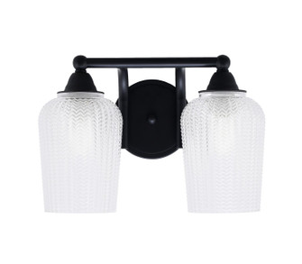 Paramount Two Light Bath Bar in Matte Black (200|3422-MB-4250)