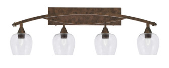 Bow Four Light Bath Bar in Bronze (200|174-BRZ-4810)