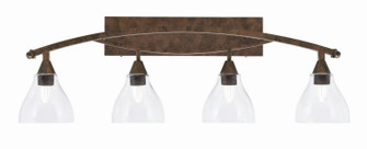 Bow Four Light Bath Bar in Bronze (200|174-BRZ-4760)