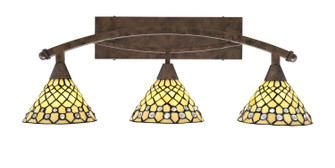 Bow Three Light Bath Bar in Bronze (200|173-BRZ-9415)