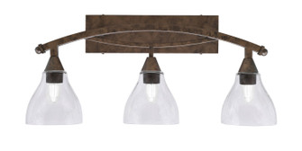 Bow Three Light Bath Bar in Bronze (200|173-BRZ-4760)