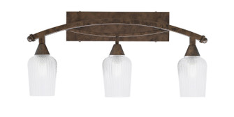 Bow Three Light Bath Bar in Bronze (200|173-BRZ-4250)